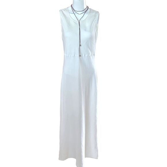 Vintage 90’s Moda International Linen Maxi Dress - Picture 1 of 9